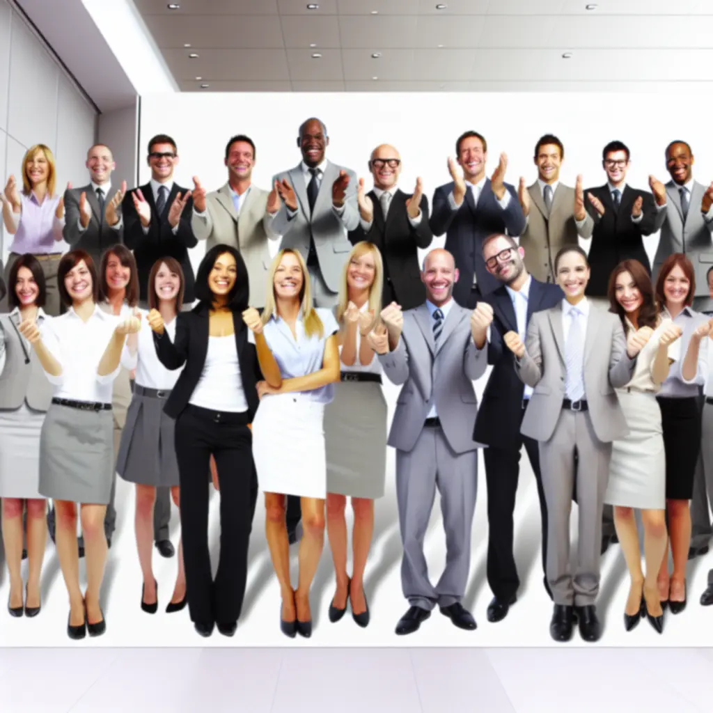 Zespół partnerów biznesowych omawiających udaną współpracę