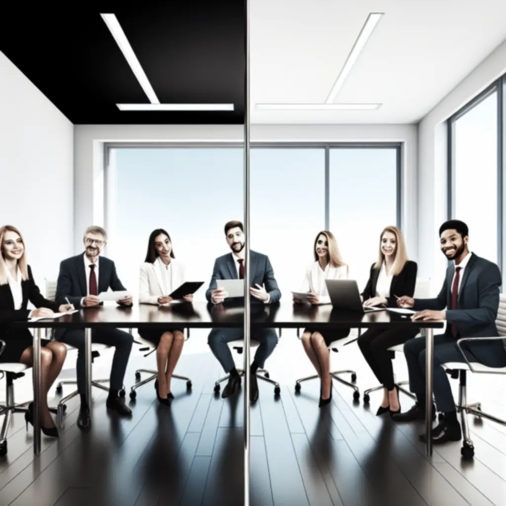 Spotkanie zespołu konsultantów w sali konferencyjnej