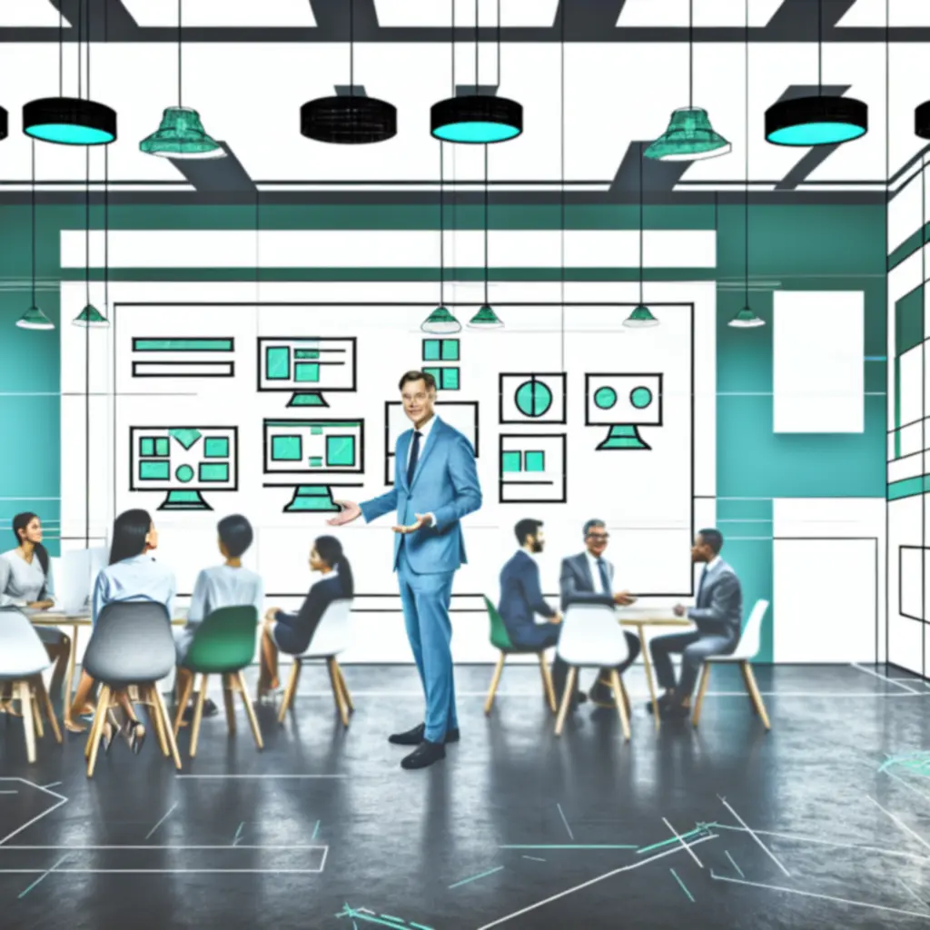 Zespół współpracujący nad cyfrowymi usługami