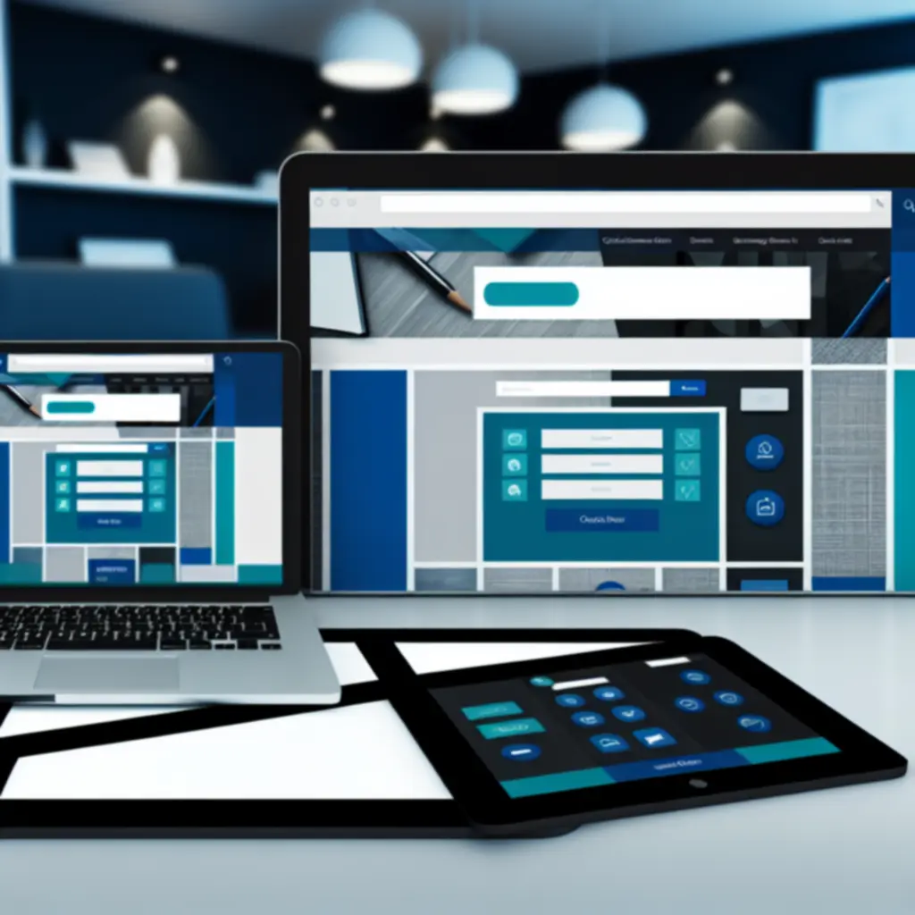 Urządzenie z wyświetlonym internetowym formularzem rezerwacji konsultacji